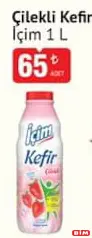 İÇİM ÇİLEKLİ KEFİR 1 L